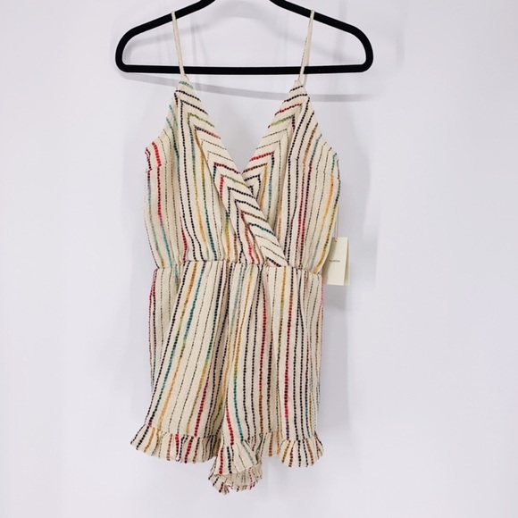 * NEW Tularosa Amelia Romper Multi C69 - Picture 4 of 8